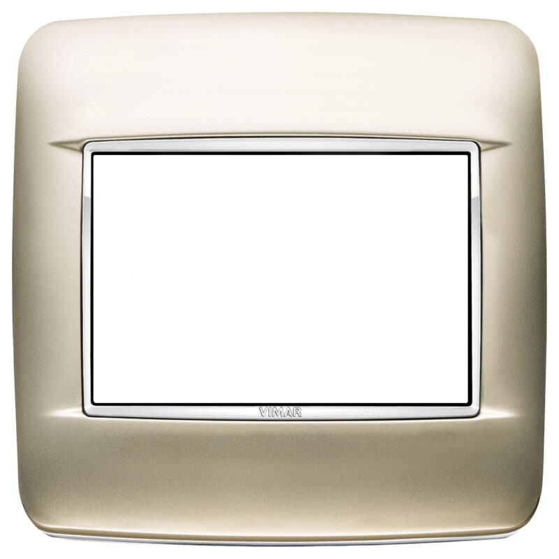 Round plate 3MBS Galvan.satin nickel