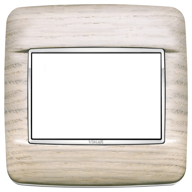 Round plate 3MBS Wood white oak