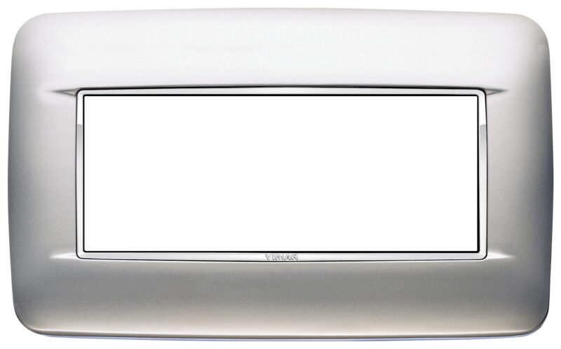 Round plate 5MBS Galvan.satin chrome