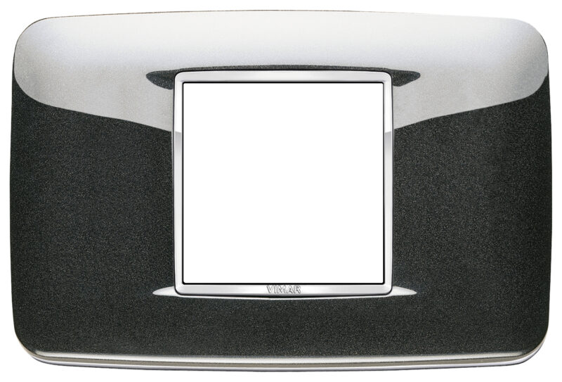 Round plate 2centM Bright anthracite
