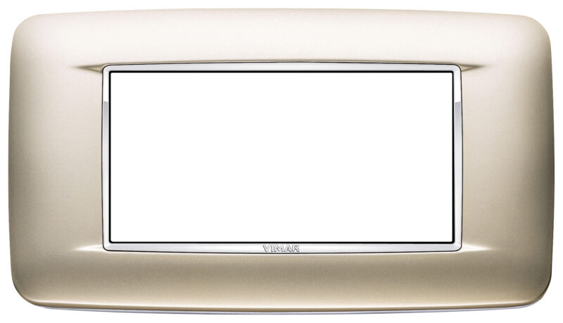 Round plate 4M Galvan.satin nickel