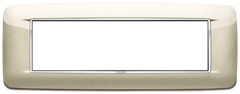 Round plate 7M Bright champagne