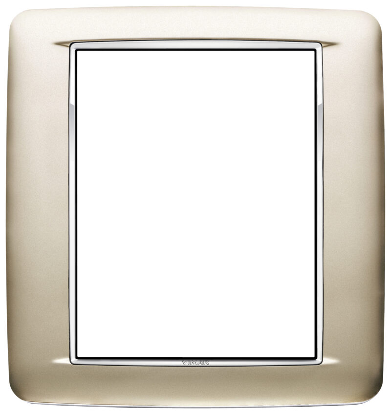 Round plate 8M Galvan.satin nickel