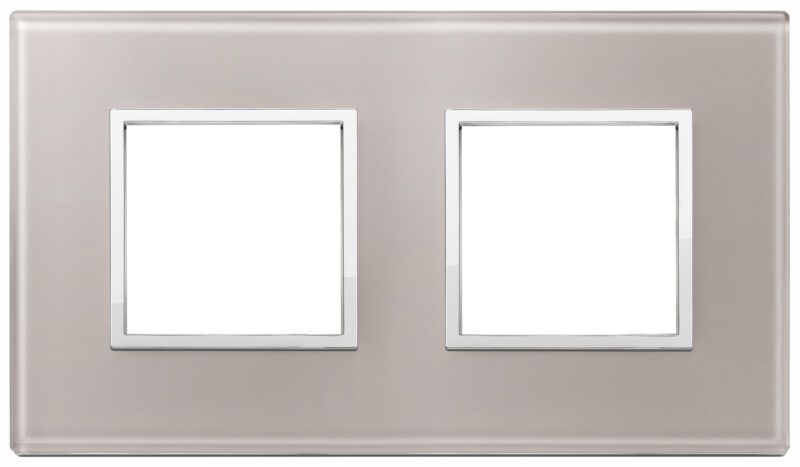 Plate 4M (2+2) 71mm pearl grey