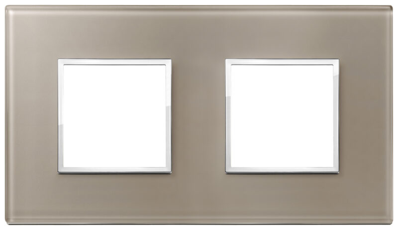 Plate 4M (2+2) 71mm opal brown