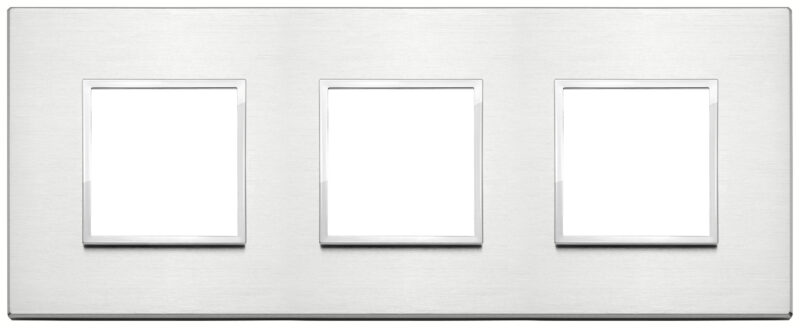 Plate 6M (2+2+2) 71mm brilliant alumin