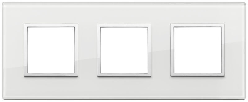 Plate 6M (2+2+2) 71mm white diamond