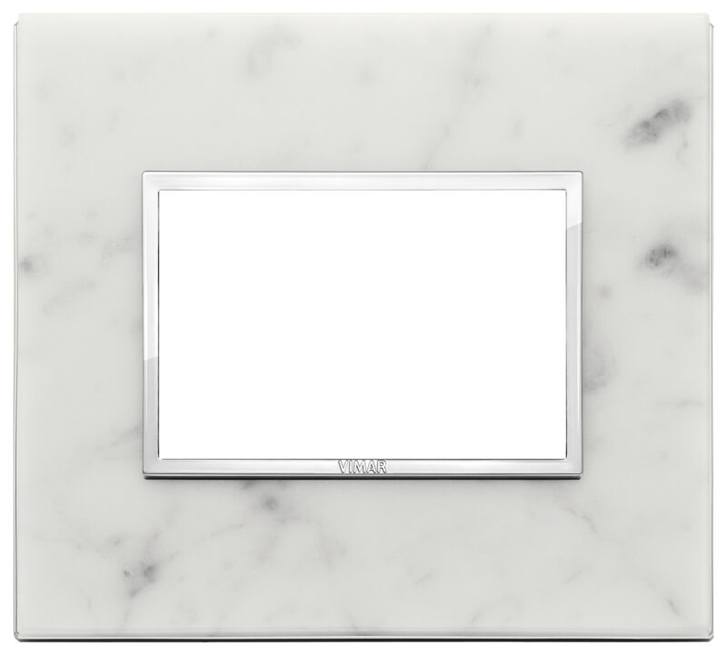 Plate 3M stone Carrara white