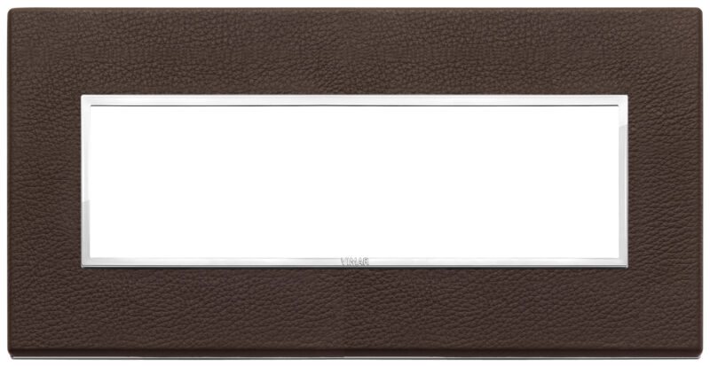 Plate 7M leather tobacco