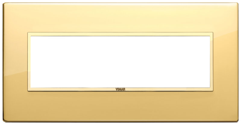 Plate 7M aluminium polished gold