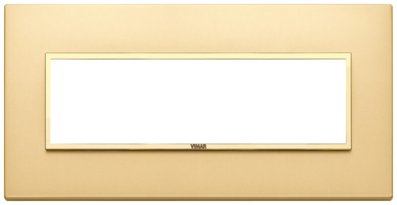 Plate 7M aluminium satin gold