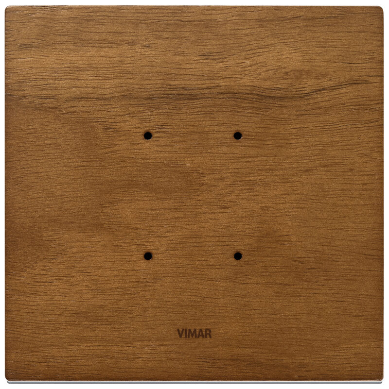 Plate 2M wood Italian walnut