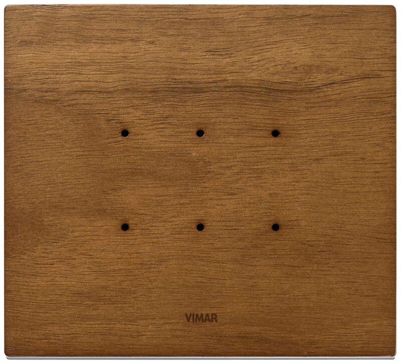 Plate 3M wood Italian walnut