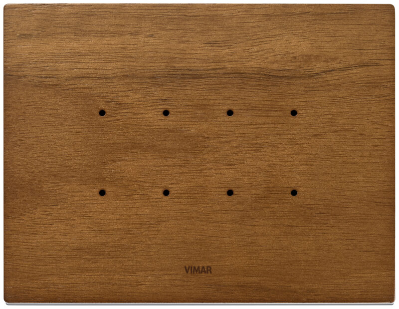 Plate 4M wood Italian walnut