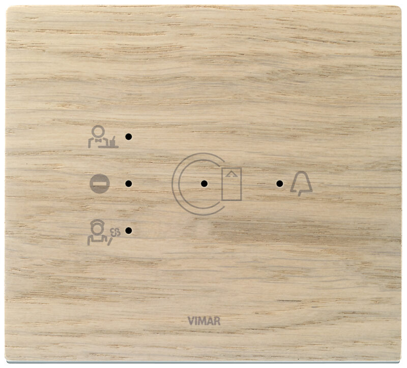 Transponder plate 3M wood white oak