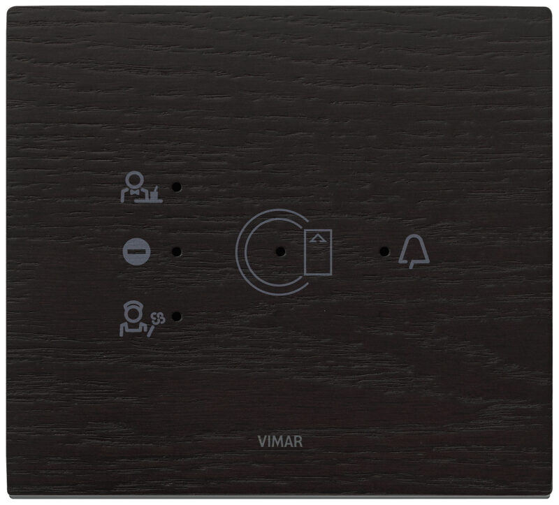 Transponder plate 3M wood wengé