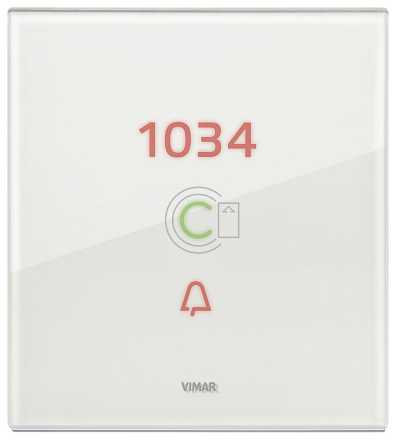 Plate 3M f/transponder NR white diamond