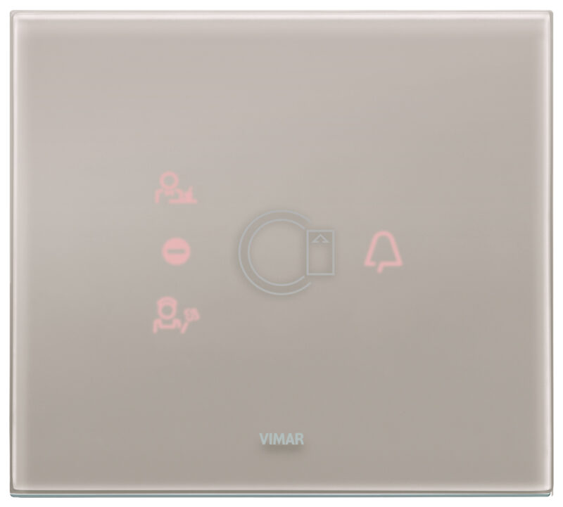 Plate 3M f/transponder crystal pearlgrey