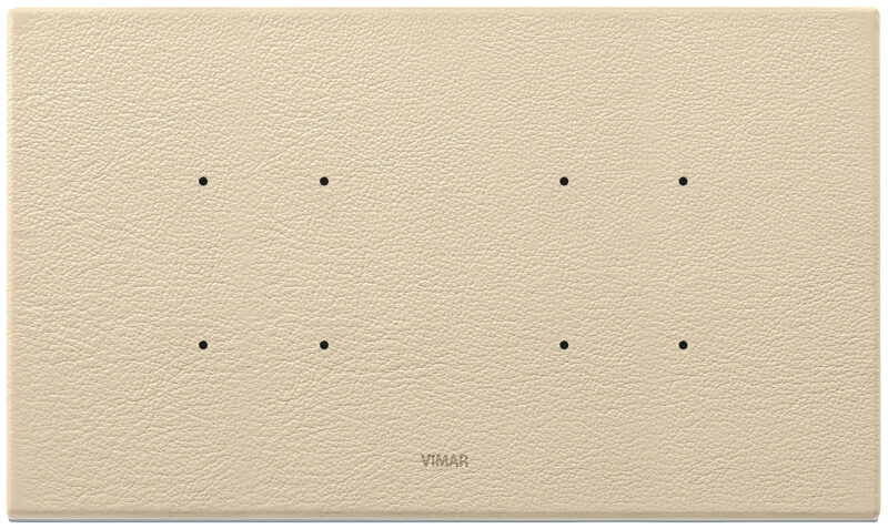 Plate 5MBS (2+blank+2) leather cream