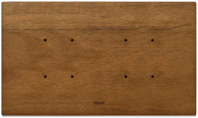Plate 5MBS (2+blank+ 2) wood Ital.walnut