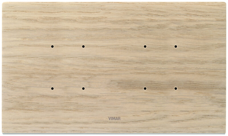 Plate 5MBS (2+blank+ 2) wood white oak