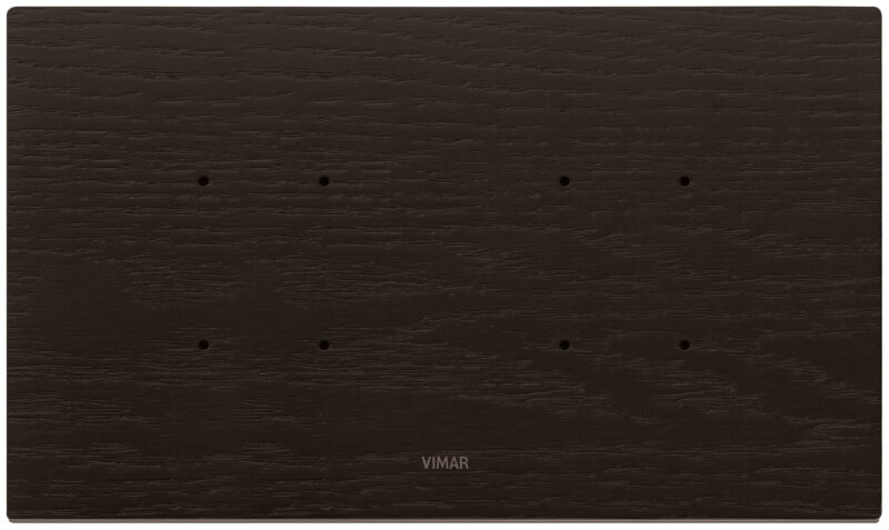 Plate 5MBS (2+blank+ 2) wood wengé