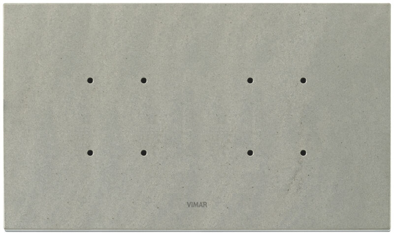Plate 5MBS(2+blank+2)stone greyquartzite
