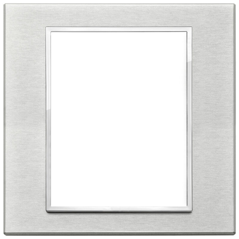 Plate 8(4+4)M aluminium Next grey