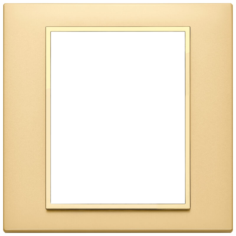 Plate 8(4+4)M aluminium satin gold