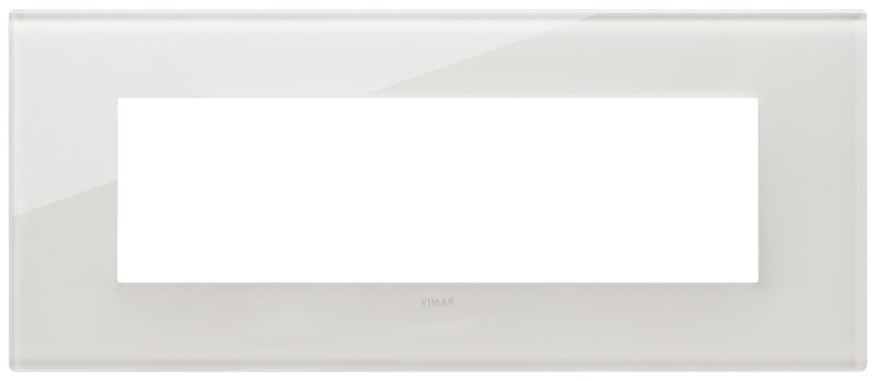 Plate 7M glass milky white