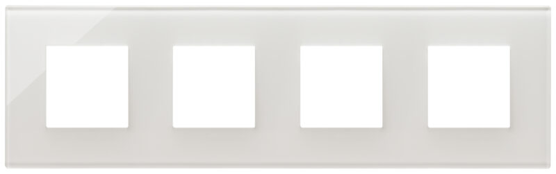 Plate 8M (2+2+2+2)71mm glass milky white