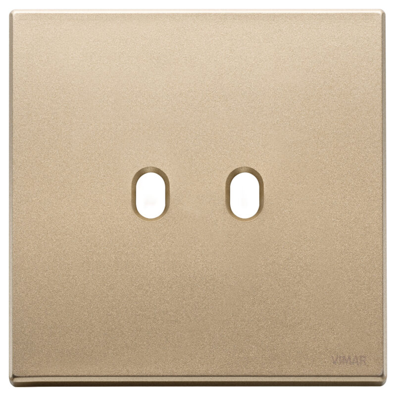 Plate 2Mx2 Vintage satin gold