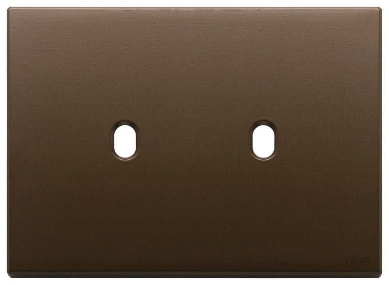 Plate 3Mx2 Vintage brushed dark bronze