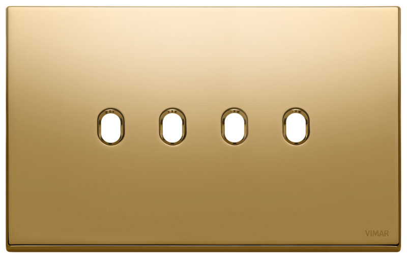 Plate 4Mx4 Vintage gold
