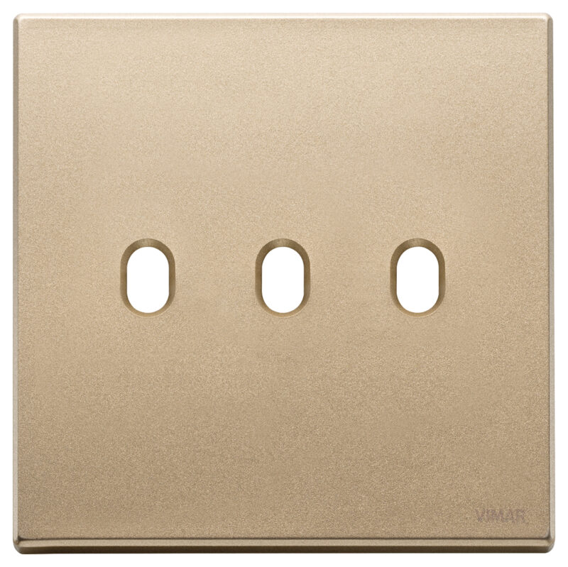 Plate 3Mx3 BS Vintage satin gold
