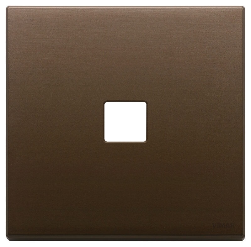 Plate 2Mx1 Flat brushed dark bronze