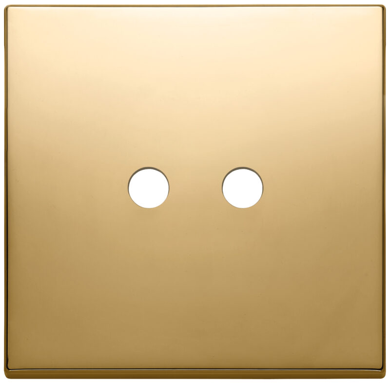 Plate 2Mx2 Tondo gold