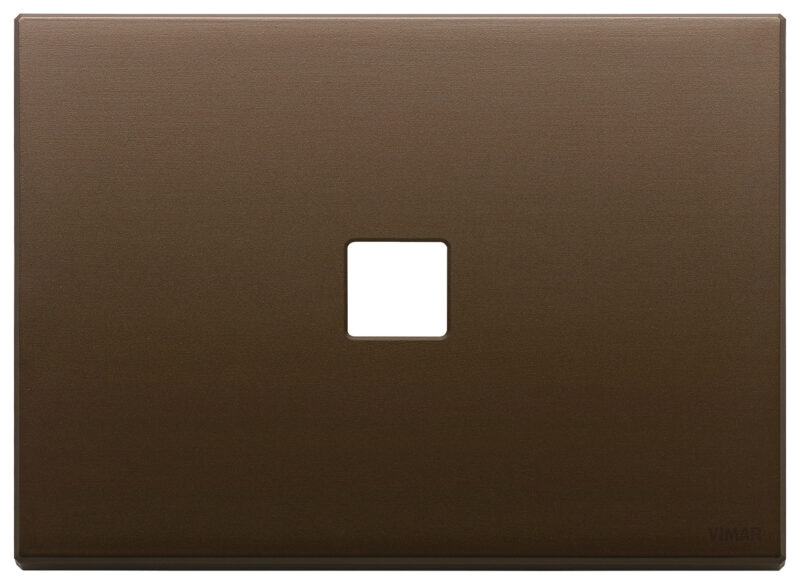 Plate 3Mx1 Flat brushed dark bronze