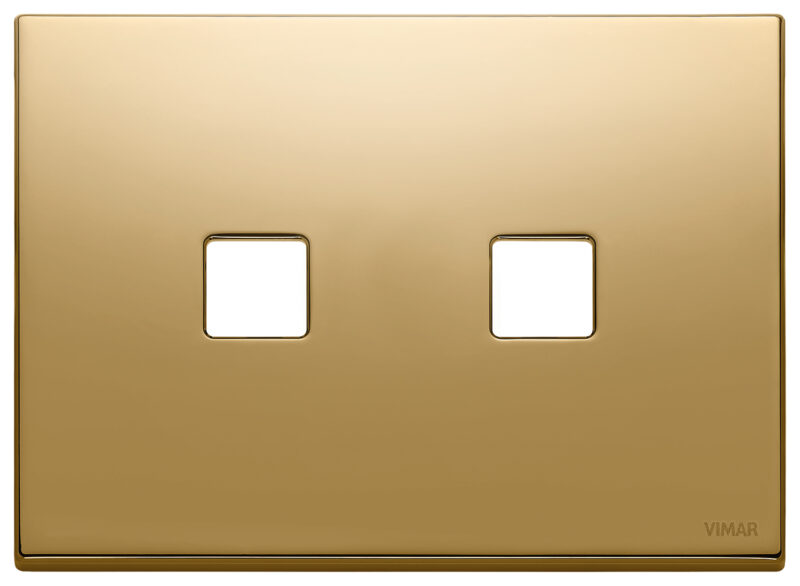 Plate 3Mx2 Flat gold
