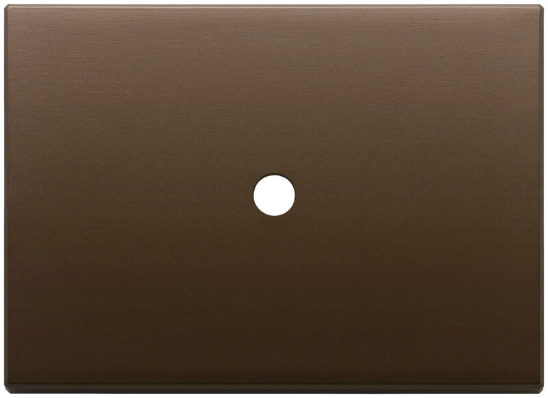 Plate 3Mx1 Tondo brushed dark bronze