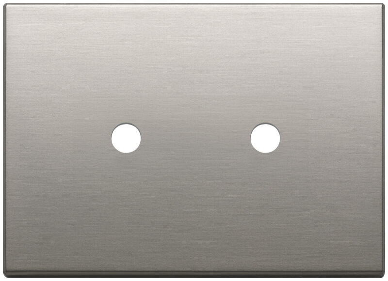 Plate 3Mx2 Tondo brushed nickel