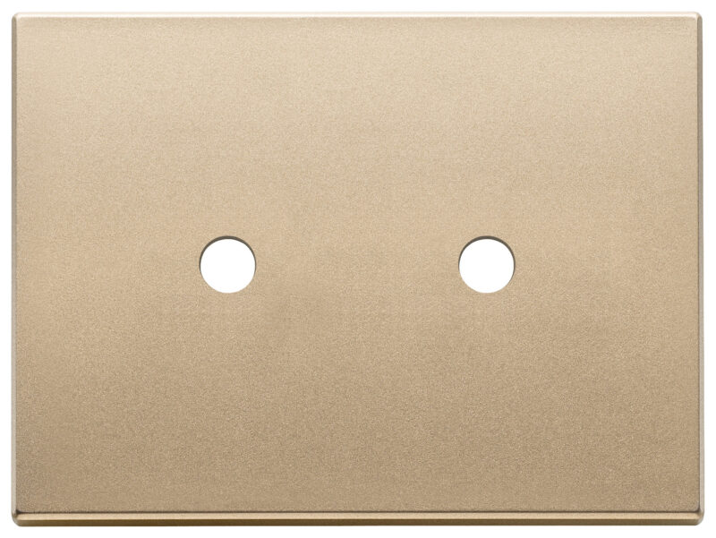 Plate 3Mx2 Tondo satin gold