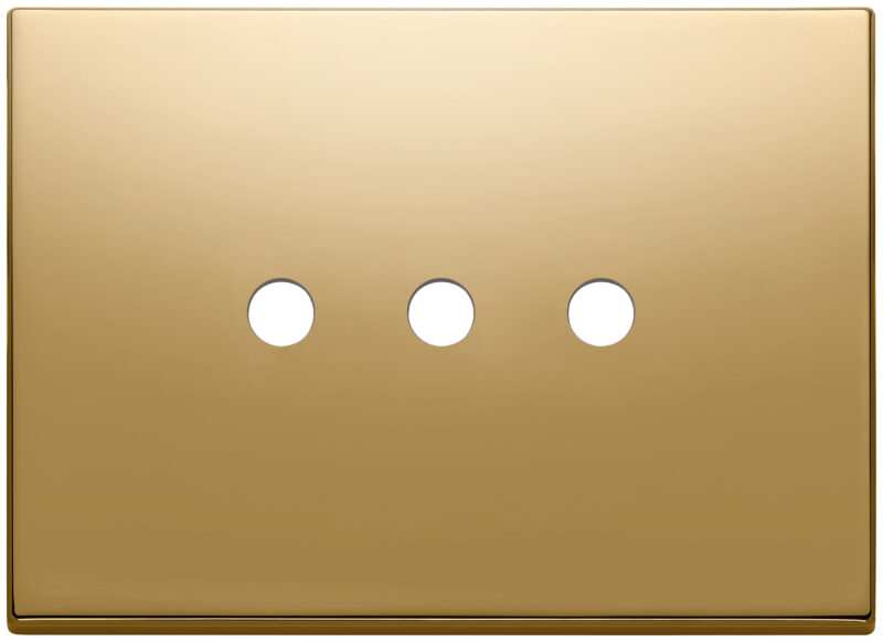 Plate 3Mx3 Tondo gold