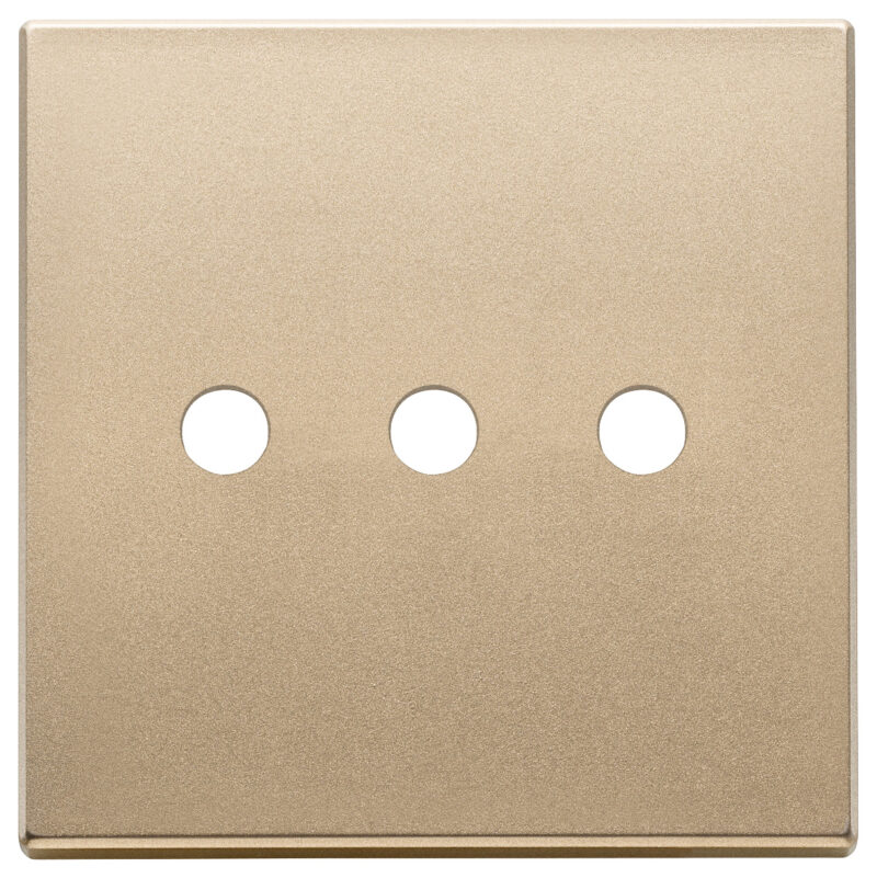 Plate 3Mx3 BS Tondo satin gold