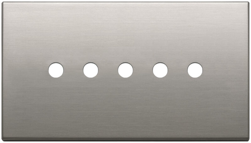 Plate 5Mx5 BS Tondo brushed nickel