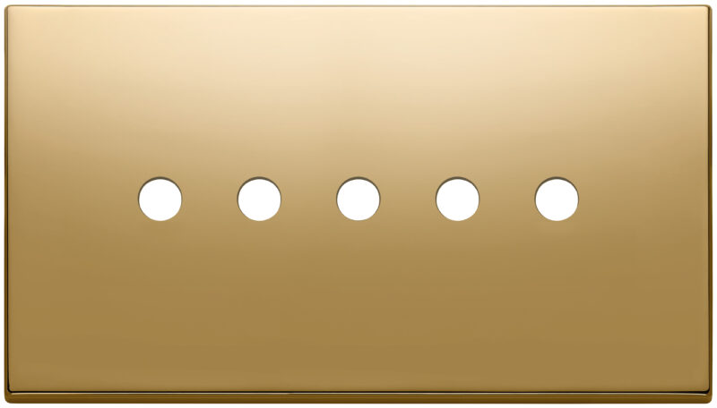Plate 5Mx5 BS Tondo gold