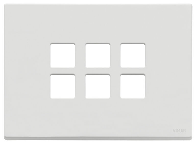 Plate 3Mx6 Flat matt white