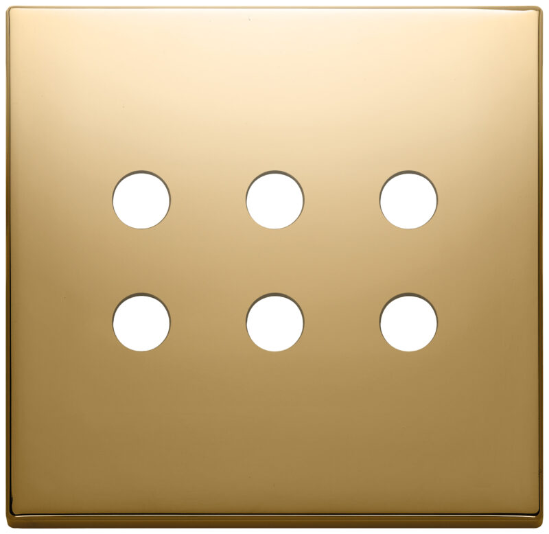 Plate 3Mx6 BS Tondo gold