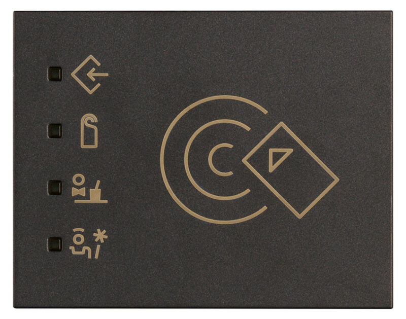 Outdoor KNX RFID card switch  black
