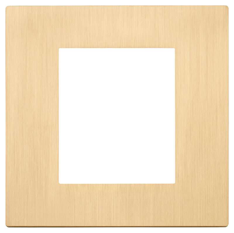 Plate 2M metal brush.gold